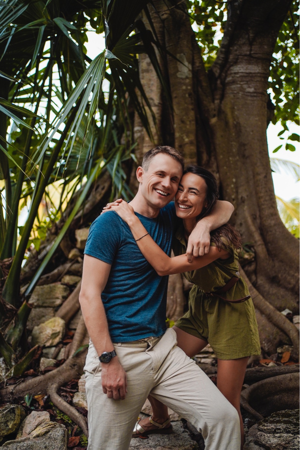 Couple in the jungle, Tulum