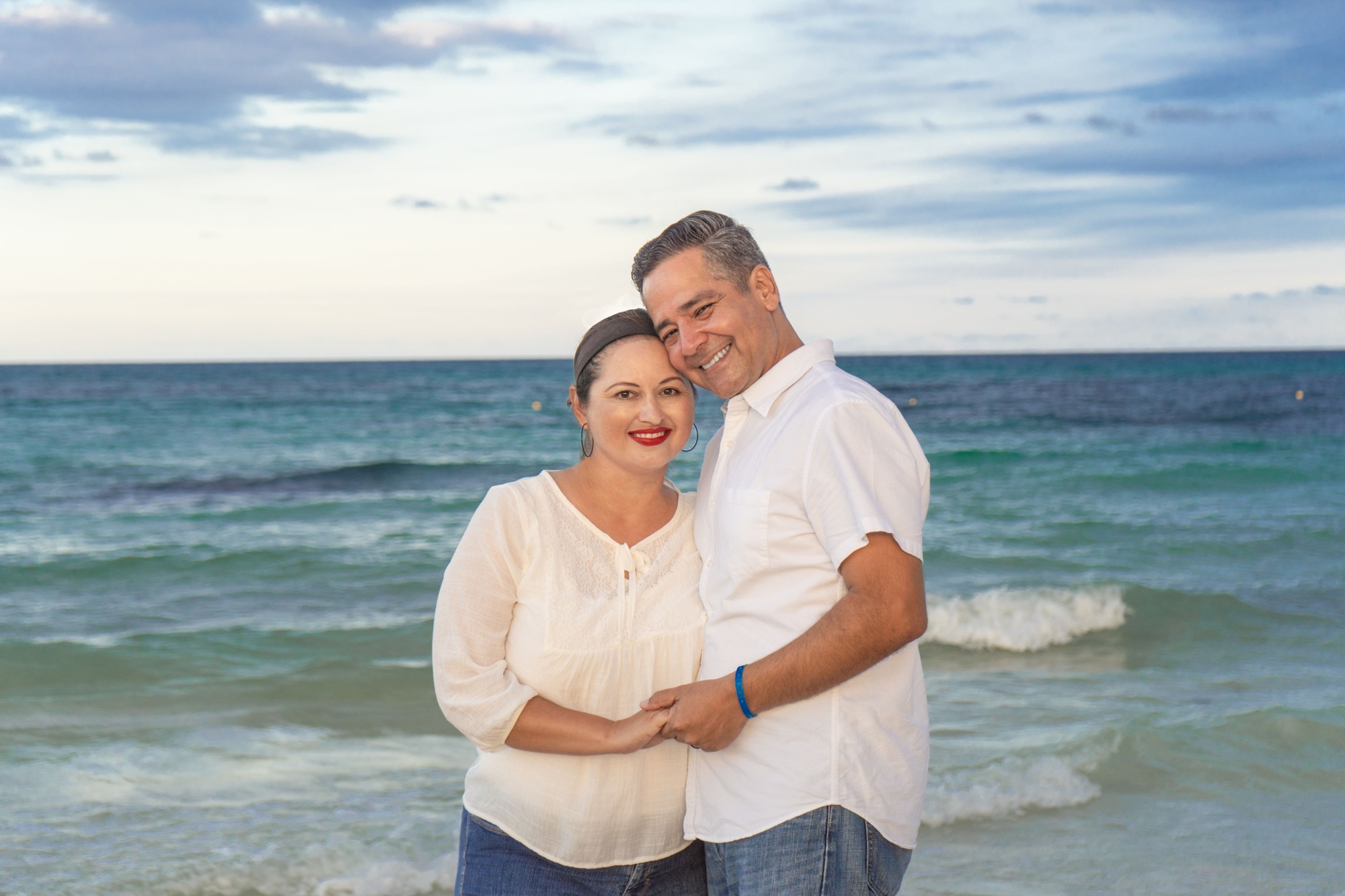 Couple on the beach, Riviera Maya
