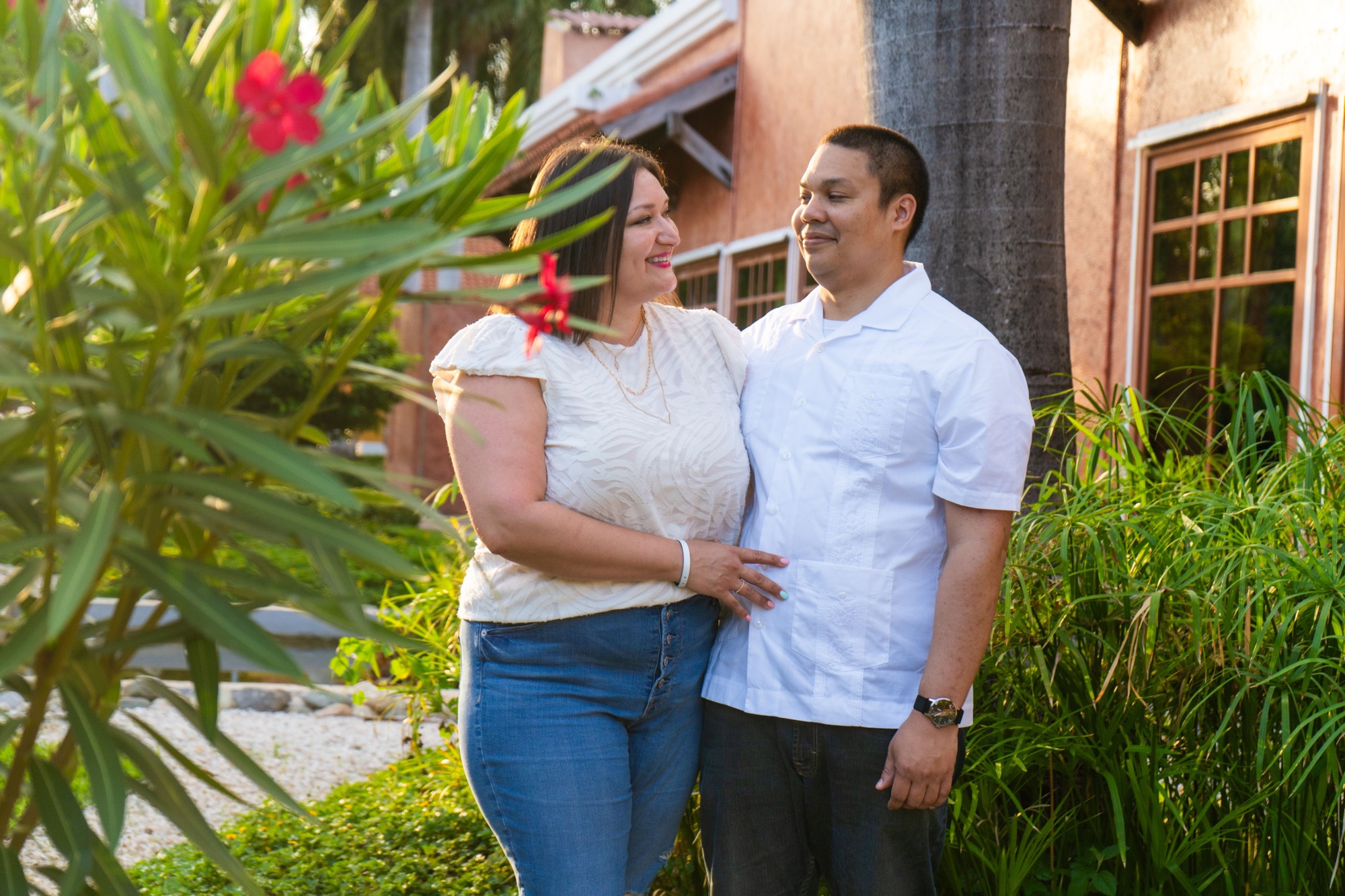 Couple in soft light, Riviera Maya